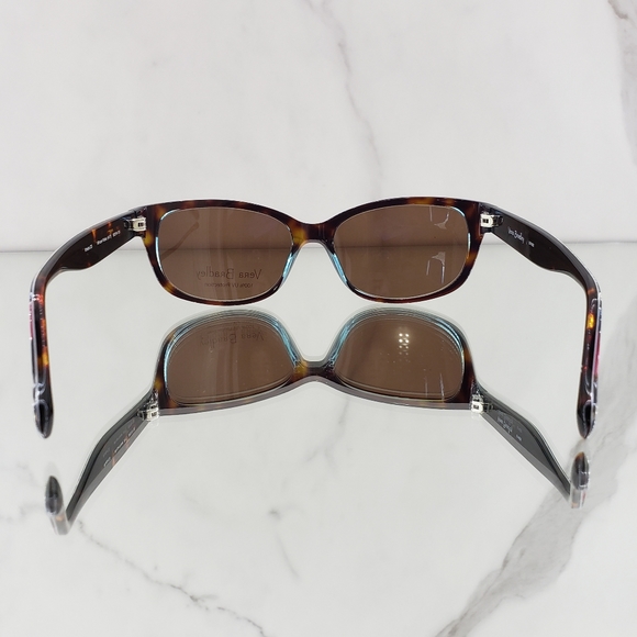 Vera Bradley Sunglasses Rheba CS African Violet 55mm Tortoise Shell Shield UV400 - Picture 5 of 5
